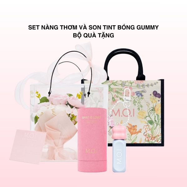 Set Nàng Thơm Và Son Tint Bóng Gummy