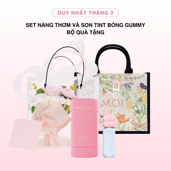 Set Nàng Thơm Và Son Tint Bóng Gummy