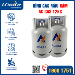 Bình Gas Xám 12Kg AC GAS Chính Hãng