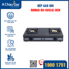 Bếp gas đôi Rinnai RV-365(G) - Đen - Chính hãng
