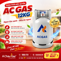 [GIẢM NGAY 150K] Bình Gas Xám 12Kg AC GAS Chính Hãng