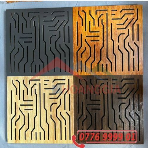 Gỗ + Mút Tiêu Âm 40x40 Mã 07 Có Keo Dán