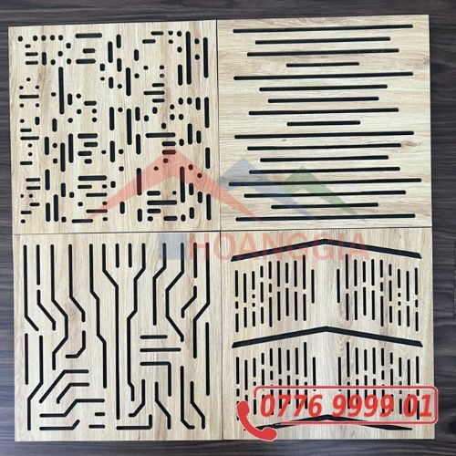 Gỗ + Mút Tiêu Âm 40x40 Mã 07 Có Keo Dán