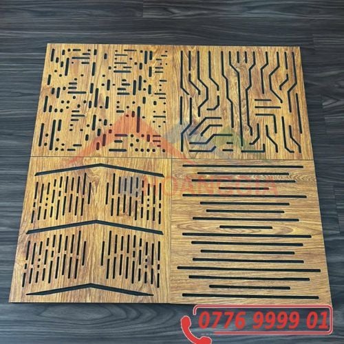 Gỗ + Mút Tiêu Âm 40x40 Mã 01 Có Keo Dán