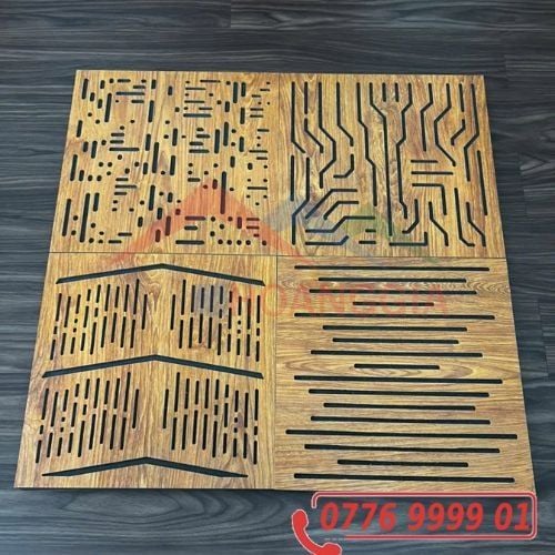 Gỗ + Mút Tiêu Âm 40x40 Mã 10 Có Keo Dán
