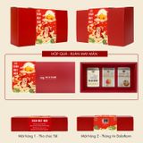  Hộp Quà Xuân May Mắn (Trà Lài - Xoài Sấy Dẻo - Hạt Điều) 