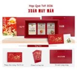  Hộp Quà Xuân May Mắn (Trà Lài - Xoài Sấy Dẻo - Hạt Điều) 
