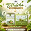  Combo Bộ Đôi Matcha DalatFarm (Bột Matcha Trà Xanh Hộp 110g - Trà Sữa Matcha 240g) 