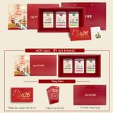  Hộp Quà Tết An Khang (Trà Lài - Trà Sen - Trà Xanh) 