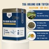  Hộp Quà Sức Khoẻ (Trà Oolong - Trà Sen - Mứt Vỏ Bưởi Chanh Dây - Hạt Điều Rang Muối) 