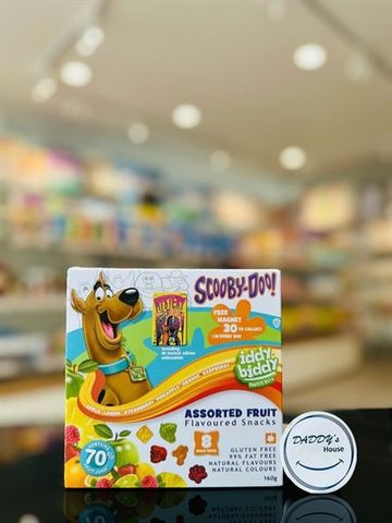 Kẹo dẻo trái cây Scooby-Doo Iddy Biddy (160g)
