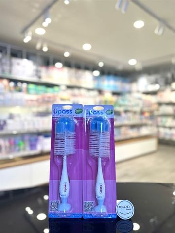 Cọ rửa bình sữa & núm ti đế hút chân không Upass