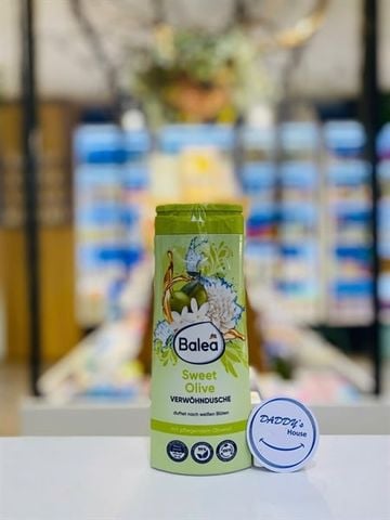Sữa tắm dưỡng da Balea - Hương hoa trà & Olive (300ml)
