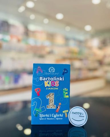 Nui hữu cơ hình chữ cái và số Bartolini (250g)