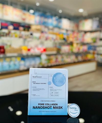 Mặt nạ MediAnswer Pore Collagen Nano Shot (5 miếng)