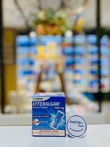 Thuốc giảm đau và hạ sốt Efferalgan Paracetamol 500mg - NĐ (16 gói)