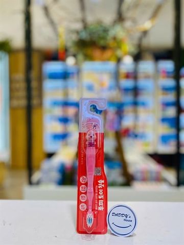 Bàn chải đánh răng trẻ em hình Loopy Toothbrush màu hồng (3 tuổi)