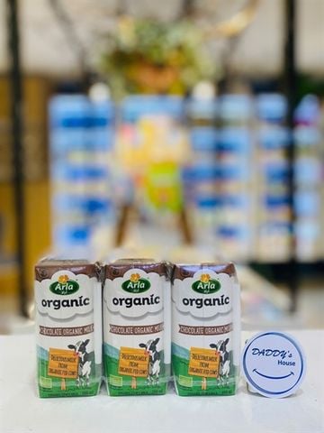 Sữa nước Arla Organic Chocolate - NK lốc (6hộp x 200ml)