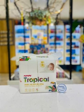 Khăn vải khô đa năng Tropical Mamamy (160pcs)