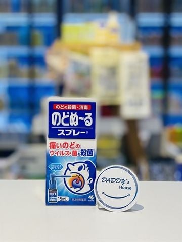 Xịt diệt khuẩn gây viêm họng Kobayashi Nodonuru - B - NĐ (15ml)