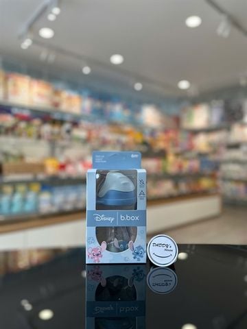 Bình nước 360 độ có van chống sặc & tay cầm B.Box - Stitch (240ml)