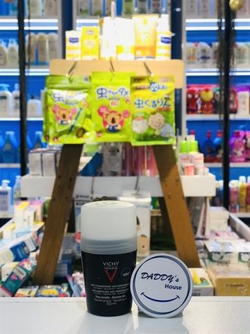 Lăn khử mùi Vichy 48h Anti-Irritation - Nam - da nhạy cảm - NĐ (50ml)