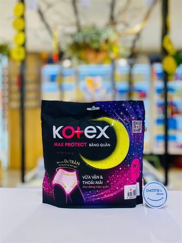 Băng vệ sinh Kotex đêm dạng quần Max Protect size M-L (5m)