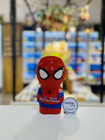 Dầu gội & sữa tắm Spiderman Airval - 3 tuổi (400ml)