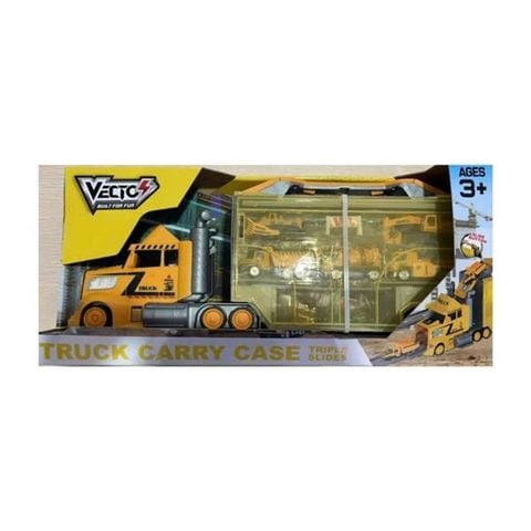 Đồ chơi xe tải nhiều ngăn Công trình với đường trượt nối dài Vecto (3 tuổi)
