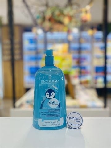 Gel tắm gội làm sạch Bioderma ABCDerm Bebe - NĐ (1 litre)