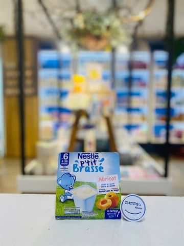 Sữa chua Nestle P'tit Brasse -Mơ - 6th (4x100g)
