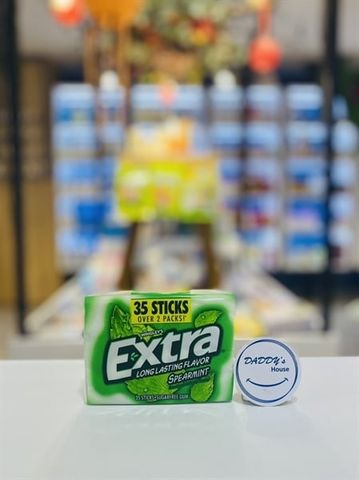 Kẹo Chewing Gum Extra Spearmint - bạc hà - NĐ (35sticks)