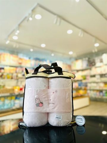 Bộ Gối Chặn Chất Liệu Bamboo Goodmama (hồng)