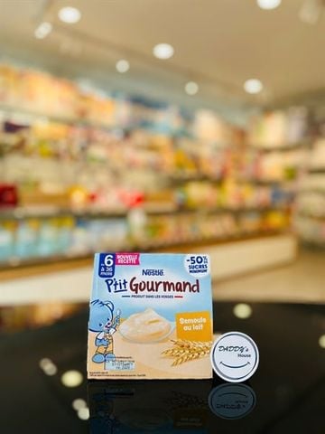 Váng sữa Nestle Gourmand - Lúa Mạch - 6th - NĐ (4x100g)