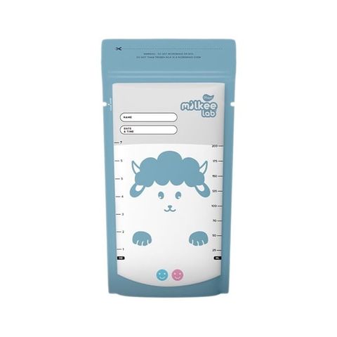 Túi trữ sữa cảm biến nhiệt Shapee 210ml - Lamb (Hộp 25 Túi)