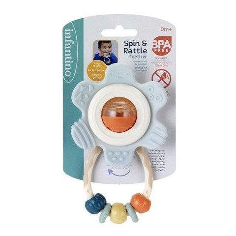 Gặm nướu hình bông hoa màu pastel Infantino (0m+)