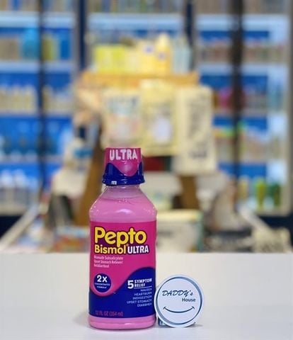 Siro hỗ trợ tiêu hoá dạ dày tiêu chảy Pepto Bismol - NĐ (354ml)