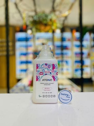 Nước giặt thuần chay cao cấp cho da bé nhạy cảm Atono2 hương Cotton Powder (1L)