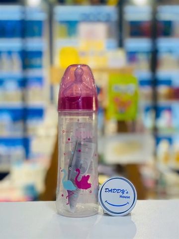 Bình sữa NUK Premium Choice Slim - Flamingo - Nhật - NĐ (250ml)