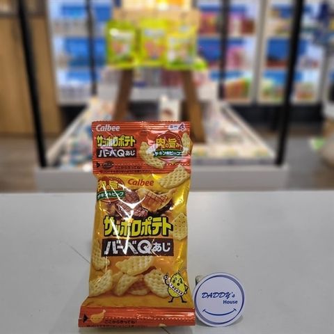 Bánh snack Calbee Sapporo khoai tây BBQ (4x9g)