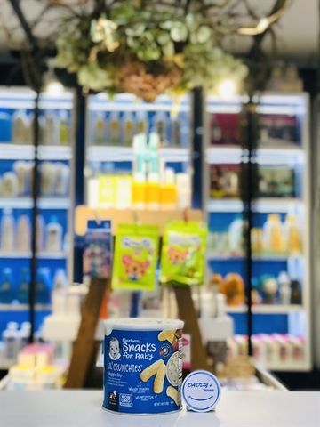 Bánh Gerber Lil’ Crunchies Veggie sốt rau củ 8th (42g)