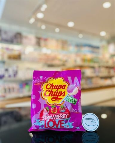 Kẹo mút Chupa Chups Trawberry Love (10x12g)