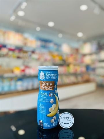 Bánh Gerber Puffs - Chuối 8th - NK (42g)