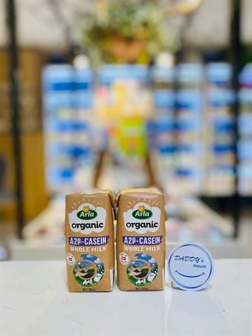 Sữa nước Arla Organic A2 Casein Whole Milk (200ml)