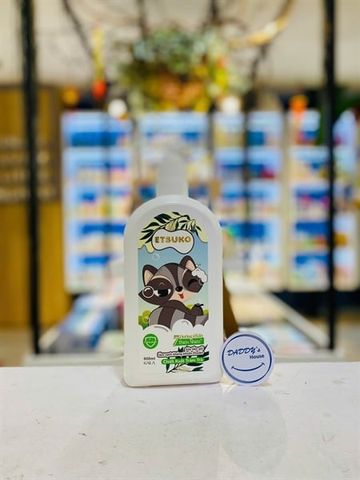 Tắm gội làm sạch kháng khuẩn chiết xuất tràm trà Etsuko 2 tuổi (600ml)