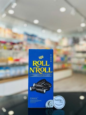 Bánh quế IYES ROLL N ROLL vị bánh quy kem (80g)