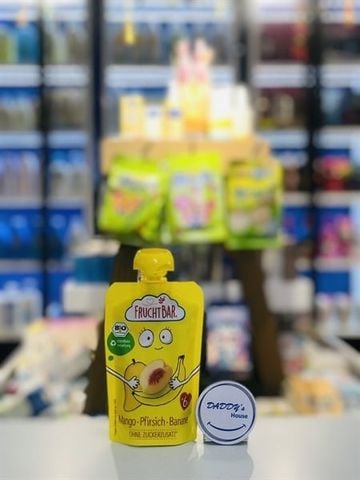 Xoài, đào & chuối hữu cơ Fruchtbar 6th (100g)