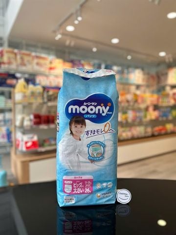 Tã quần Moony bé gái size XXL26 (13-28kg) - NĐ