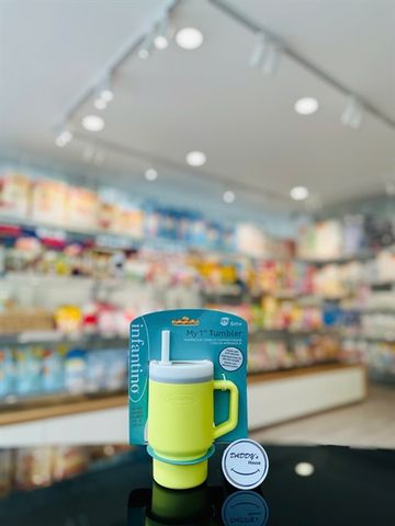 Cốc tập uống My 1st Tumbler Infantino - Màu vàng (6 tháng)