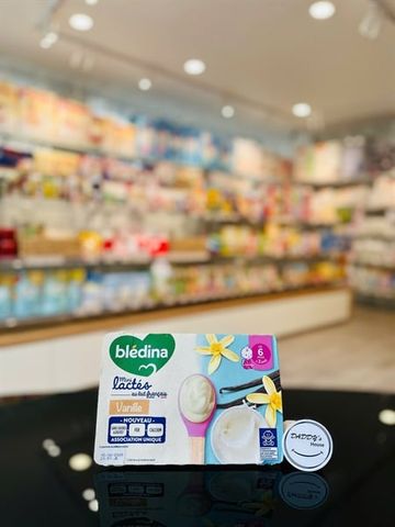 Sữa chua Bledina mini lactes - Vanille - 6th (6x55g)